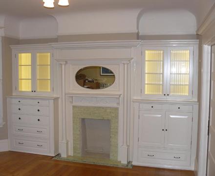 Cabinets for a Victorian front room main view